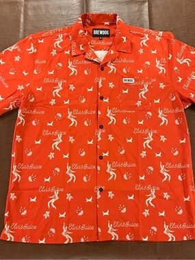 BrewDog Elvis Juice Men’s Button Down Shirt - Size XL